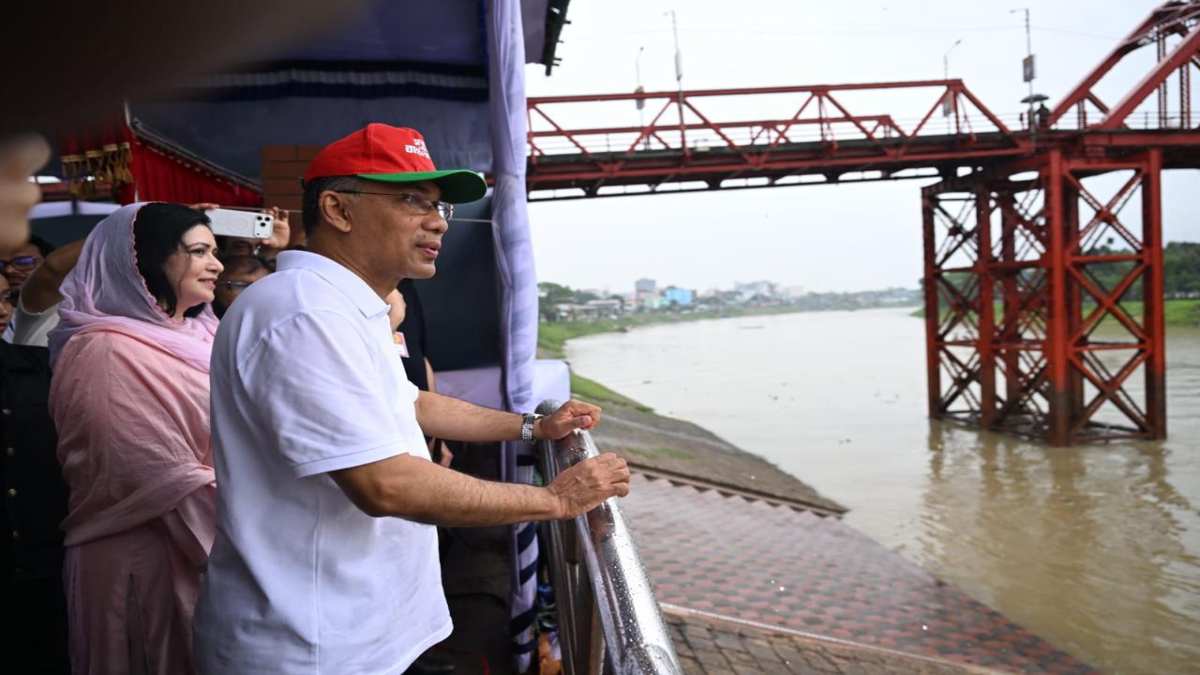 Prime Minister inaugurates Surma bank beautification and flood control project