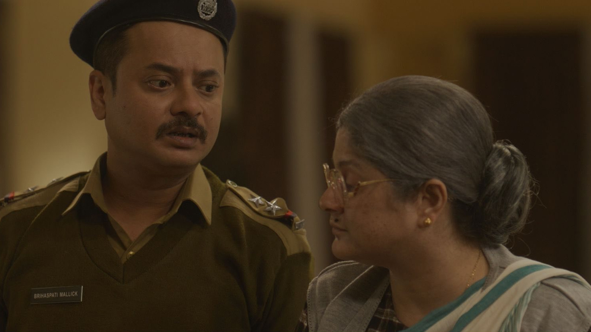 ‘ঠাকুরমার ঝুলি’ ওয়েব সিরিজে পুলিশের চরিত্রে রাহুল। ছবি: ফেসবুক থেকে
