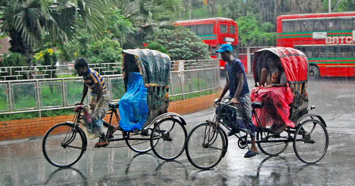 সারা দেশে আগামী ৫ দিন বৃষ্টির আভাস, বন্দরে সতর্কসংকেত বহাল