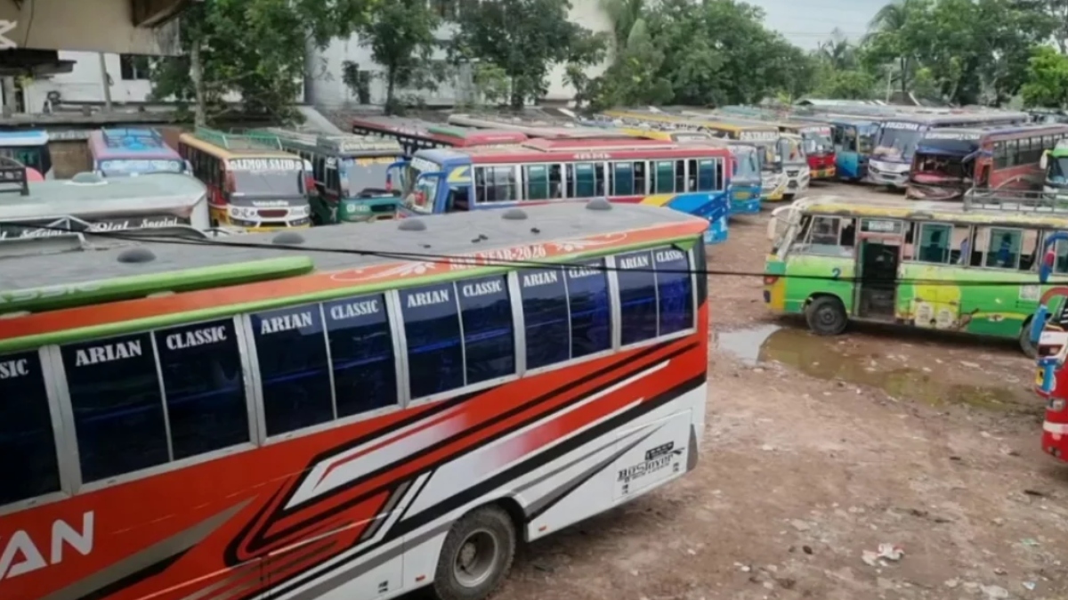 রোববার থেকে খুলনা-বরিশালের ৫ জেলায় অনির্দিষ্টকালের পরিবহন ধর্মঘট