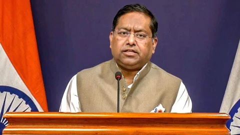 ভারতের পররাষ্ট্র মন্ত্রণালয়ের মুখপাত্র রণধীর জয়সওয়াল। ছবি: সংগৃহীত