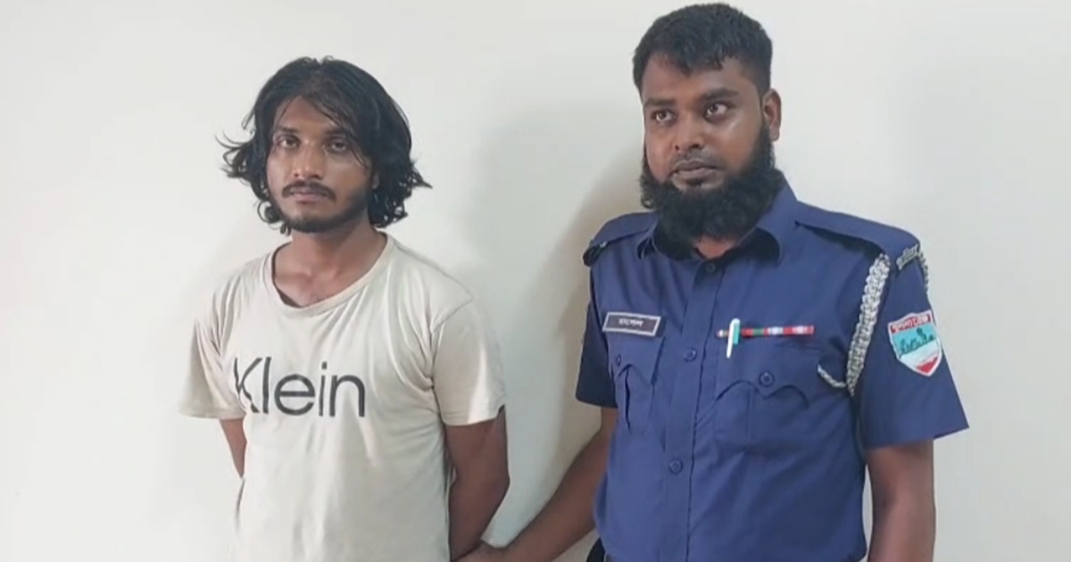 কিশোরীকে ধর্ষণ ও আত্মহত্যার প্ররোচনা মামলার প্রধান আসামি আসহাবুল ইয়ামীন। ছবি: পুলিশ
