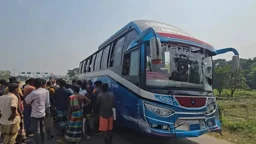 মানিকগঞ্জে সেলফি বাসের ধাক্কায় ইজিবাইকের ২ যাত্রী নিহত