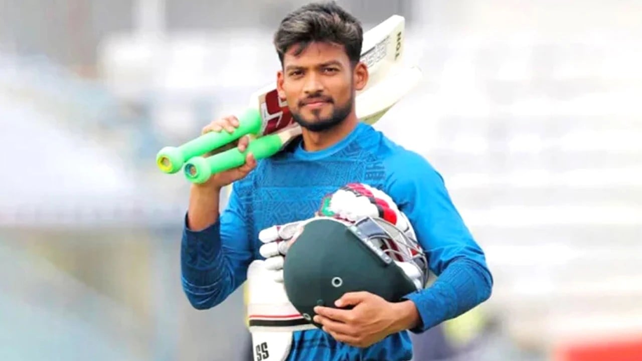 টেস্ট সিরিজ শেষে প্রিমিয়ার লিগে নেমেই শান্তর সেঞ্চুরি