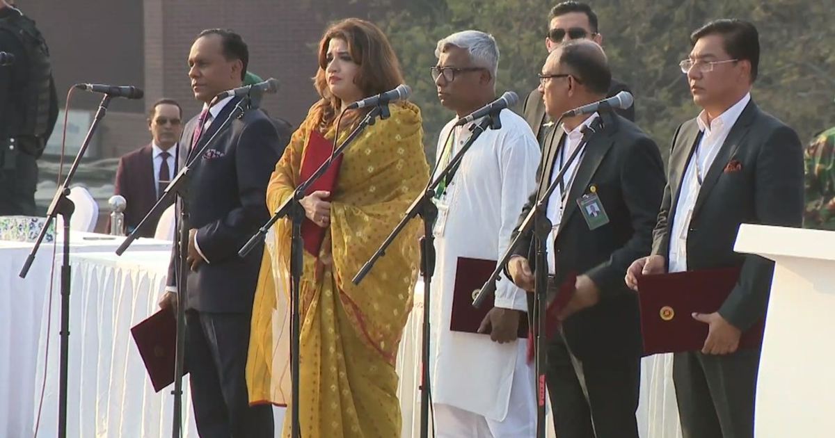 শপথ নিলেন ২৪ প্রতিমন্ত্রী