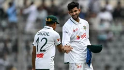 নাঈমের স্পিনজাদুতে গুটিয়ে গেল উইন্ডিজ, প্রথম ইনিংসে ৪৫ রানের লিড বাংলাদেশের