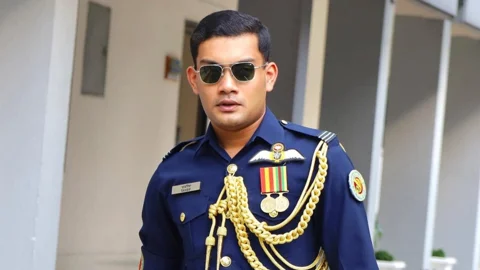 বিমানবাহিনীর সাবেক কর্মকর্তা কে এম তাহসিফ সাউরি। ছবি: তাহসিফের ফেসবুক প্রোফাইল থেকে