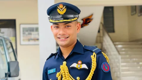 বিমানবাহিনীর সাবেক কর্মকর্তা কে এম তাহসিফ সাউরি। ছবি: তাহসিফের ফেসবুক প্রোফাইল থেকে