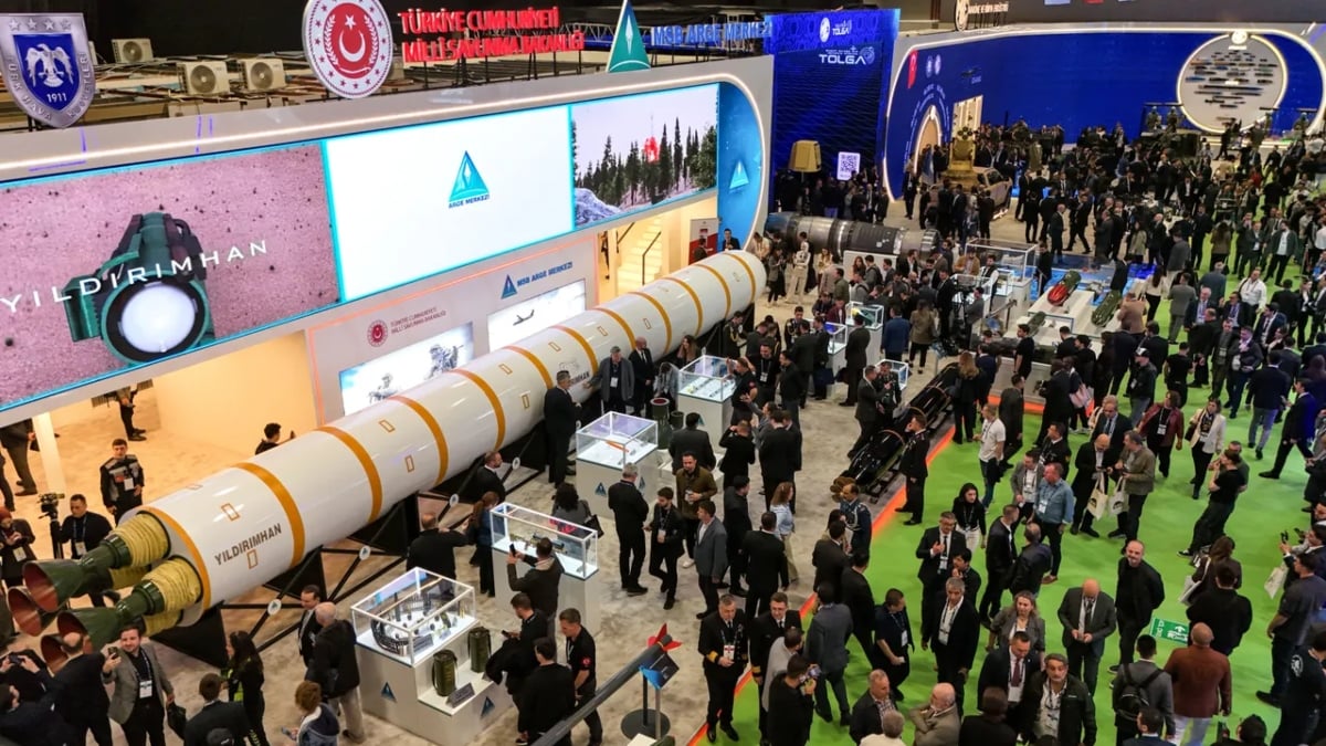 Turkey unveiled its first intercontinental ballistic missile Yildirimhan