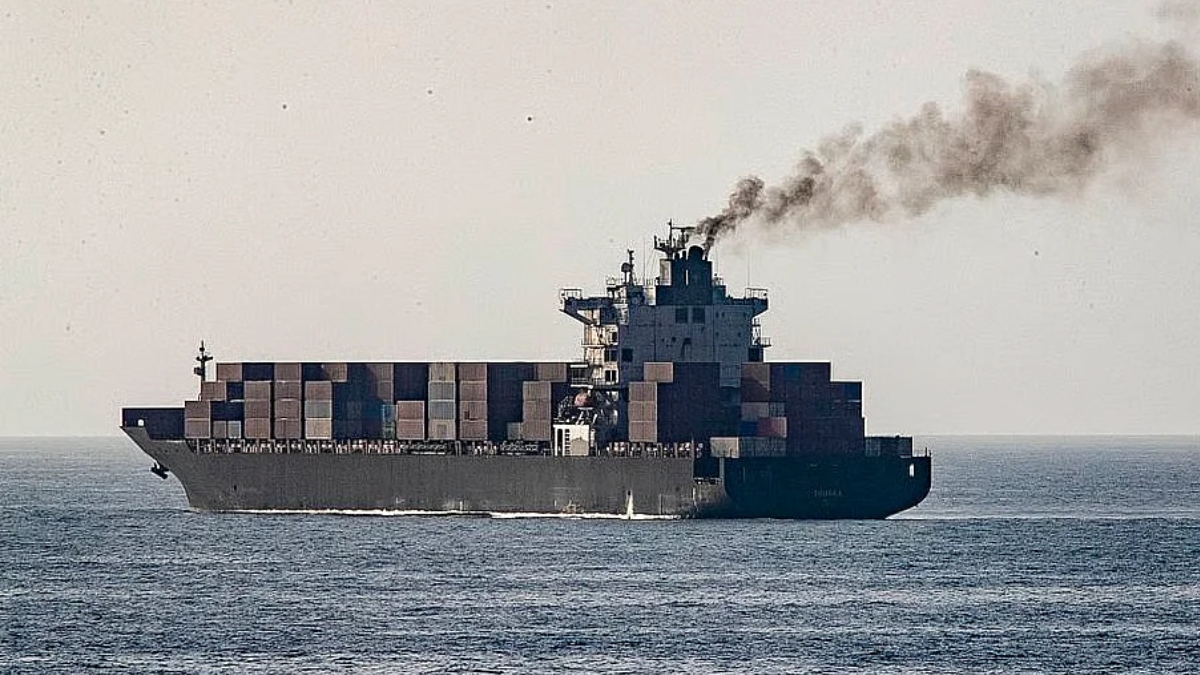 U.S. Navy personnel patrol the Arabian Sea following the seizure of the cargo vessel Tuska