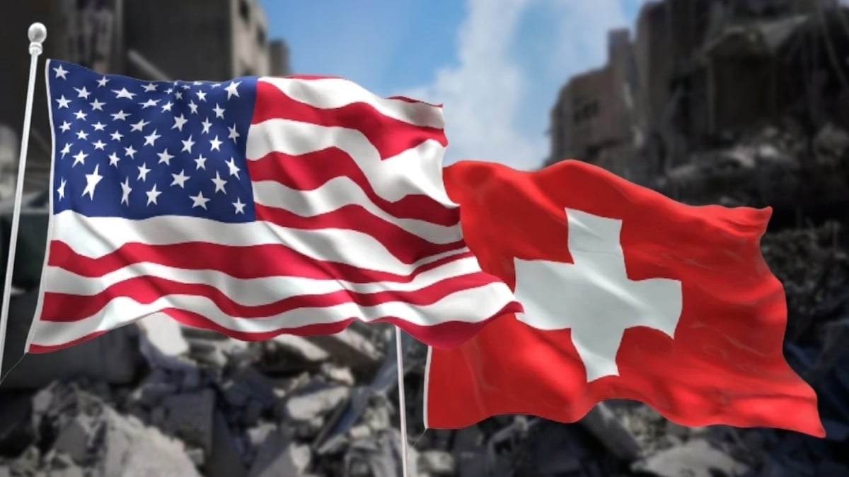 US-Switzerland-Flag