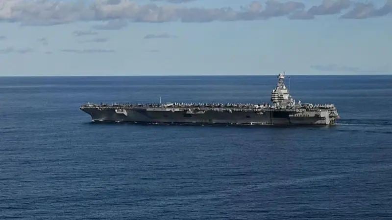 US warship