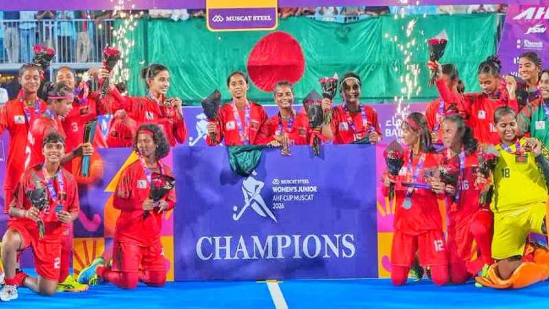 ইতিহাস গড়ল বাংলাদেশের মেয়েরা, এশিয়ান হকিতে অপরাজিত চ্যাম্পিয়ন