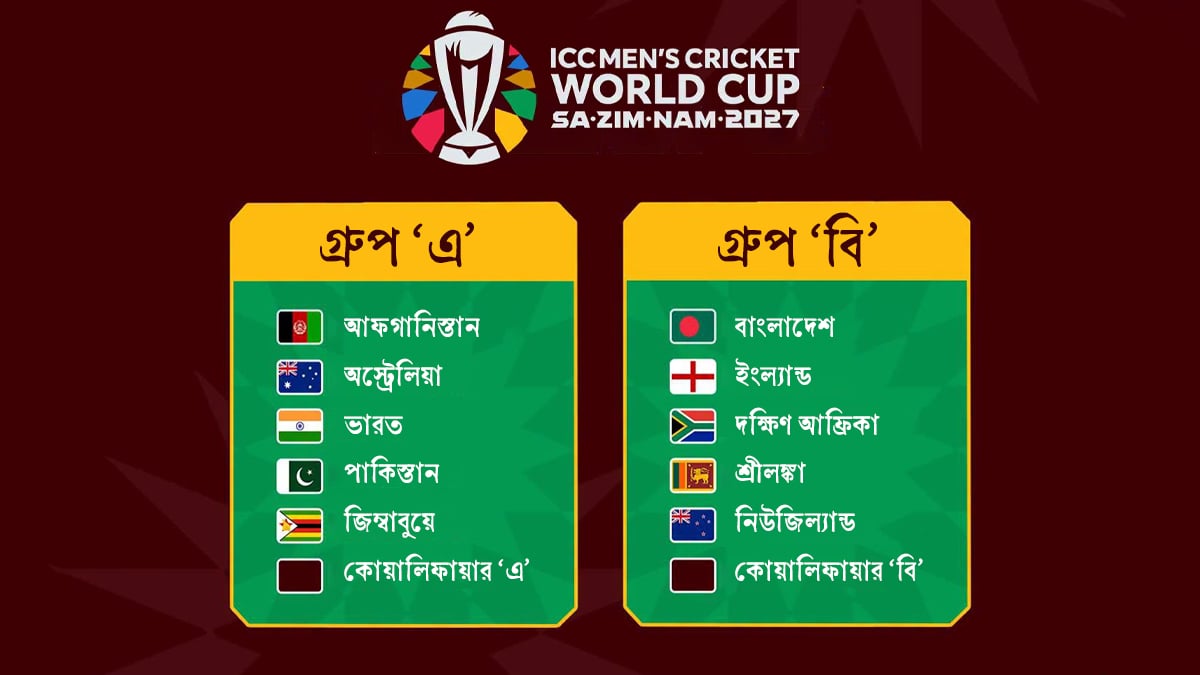 ওয়ানডে বিশ্বকাপ শুরু ২ অক্টোবর, ফাইনাল ২১ নভেম্বর— পূর্ণাঙ্গ সূচি প্রকাশ