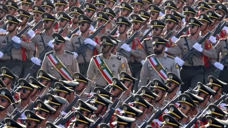 What is the army's position on the protests in Iran, and what does the government want_