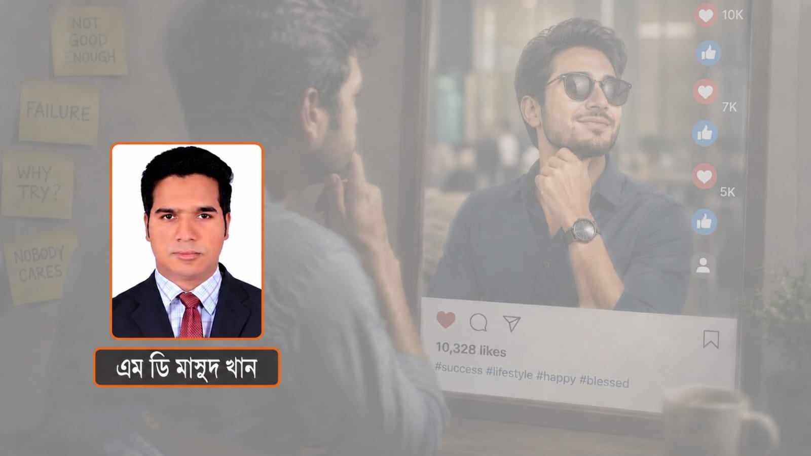 আমরা যা দেখাই, আমরা কি সত্যিই তাই?
