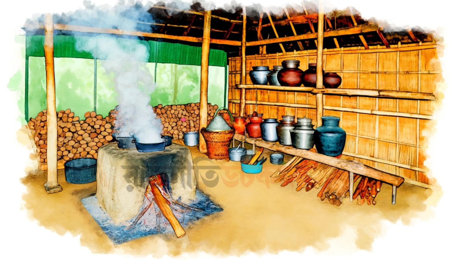 সেকালের রান্নাঘর