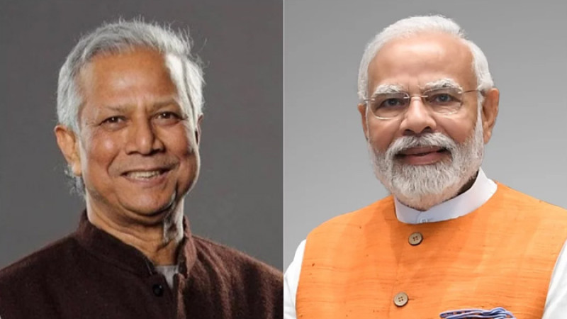 নরেন্দ্র মোদিকে ঢাকায় আসার আমন্ত্রণ জানিয়েছেন ড. ইউনূস